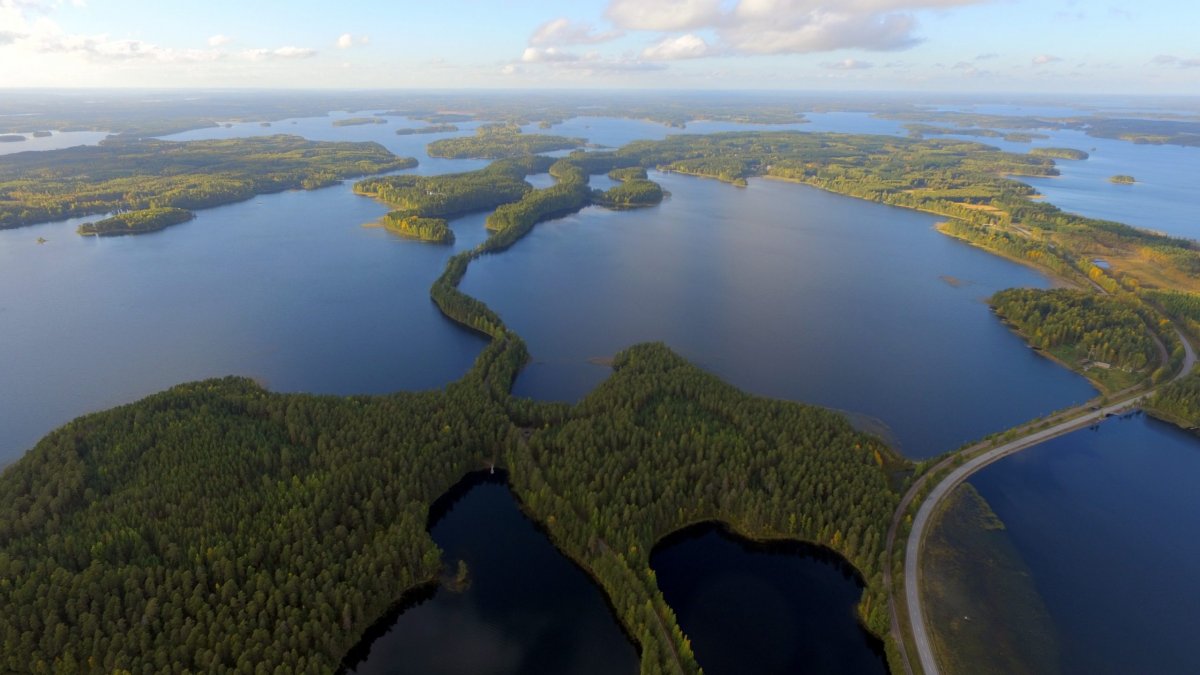 Озеро паййяме Финляндия