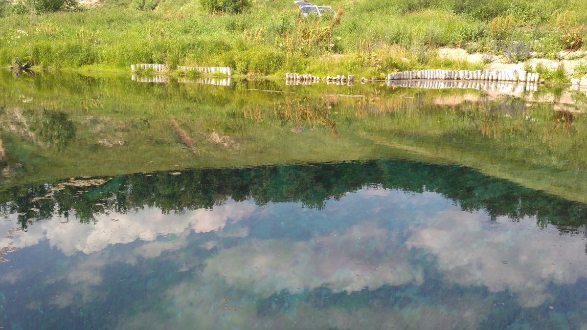 Голубое озеро Булгаково