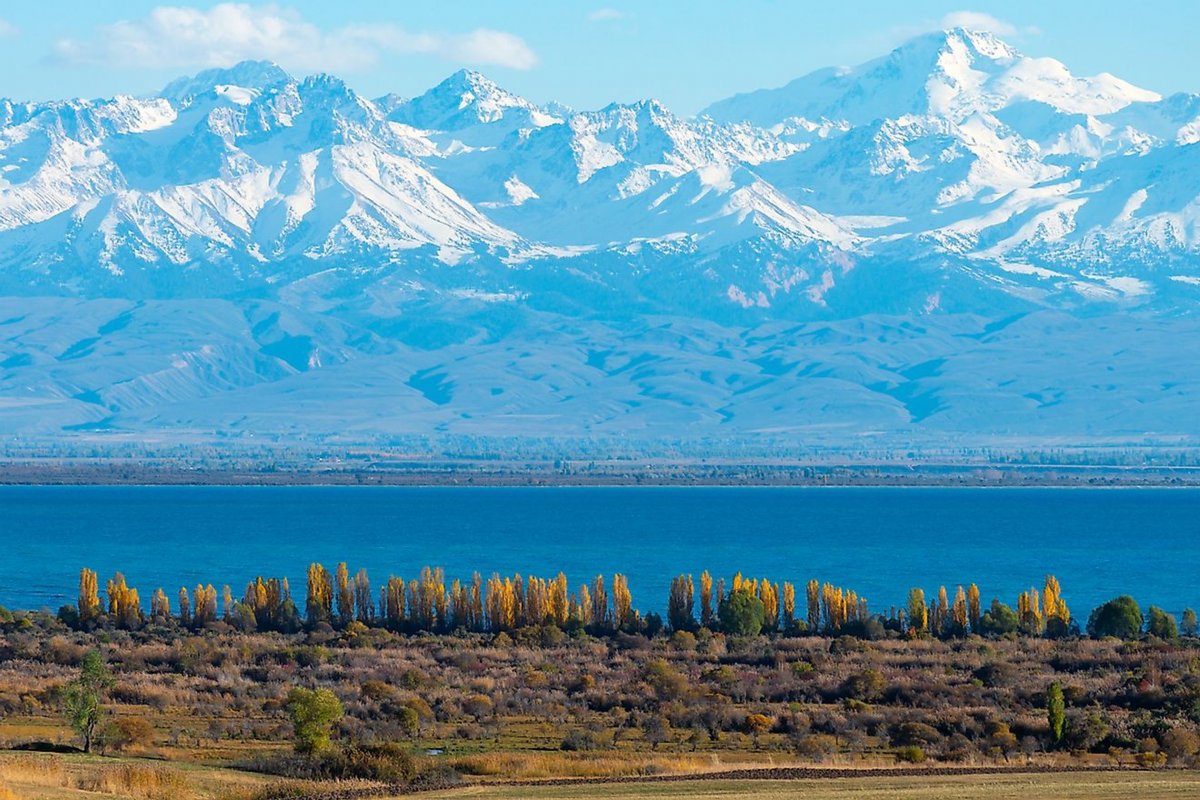 Киргизия озеро Иссык-Куль туризм