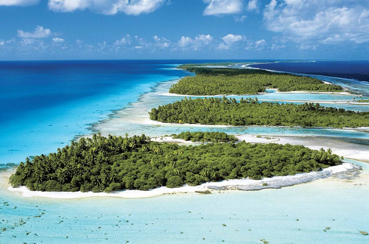 Остров Рангироа французская Полинезия