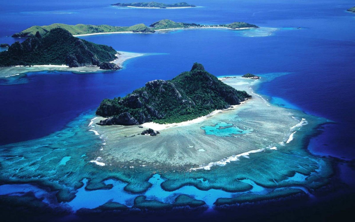 Остров Монурики Фиджи на карте