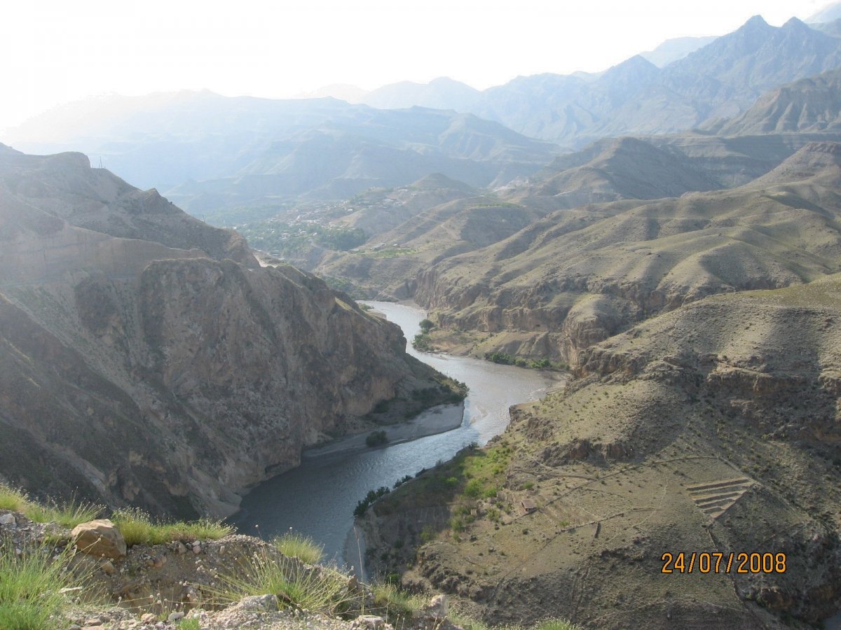 Мраморный каньон на реке Кара