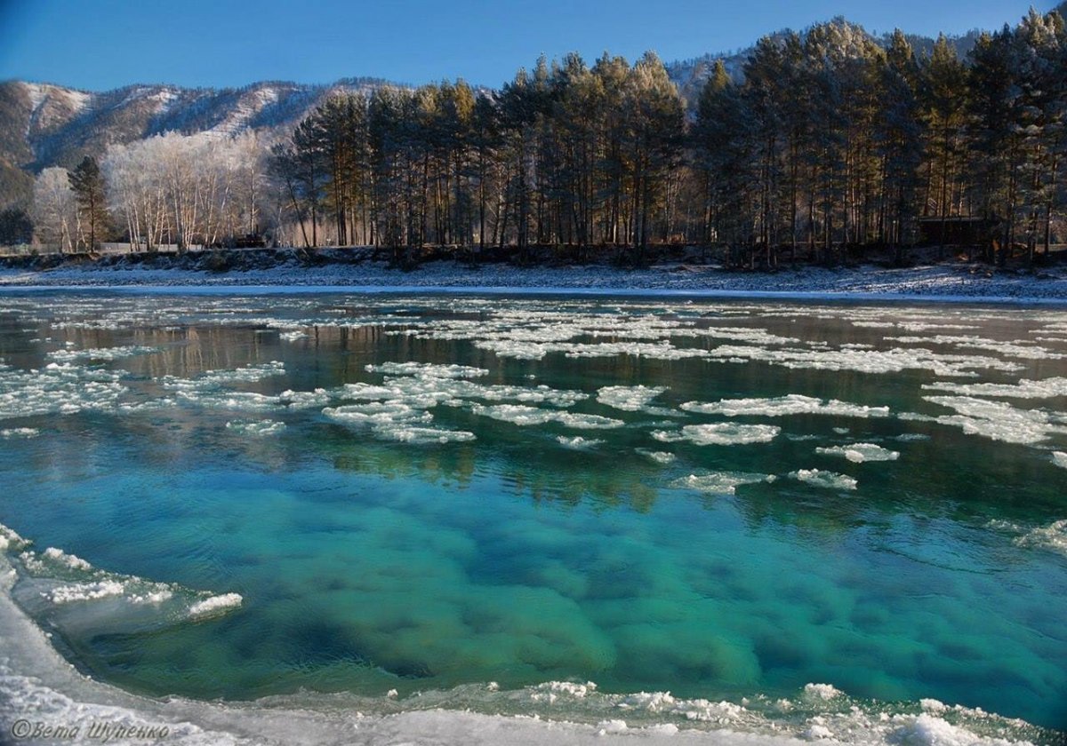 Голубые озера горный Алтай