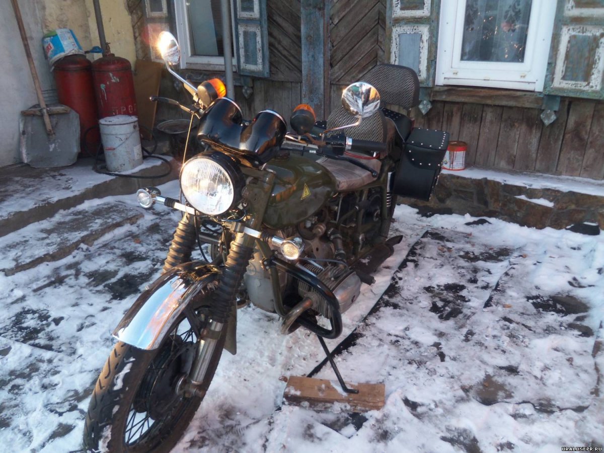 Мотоцикл Урал без поворотников