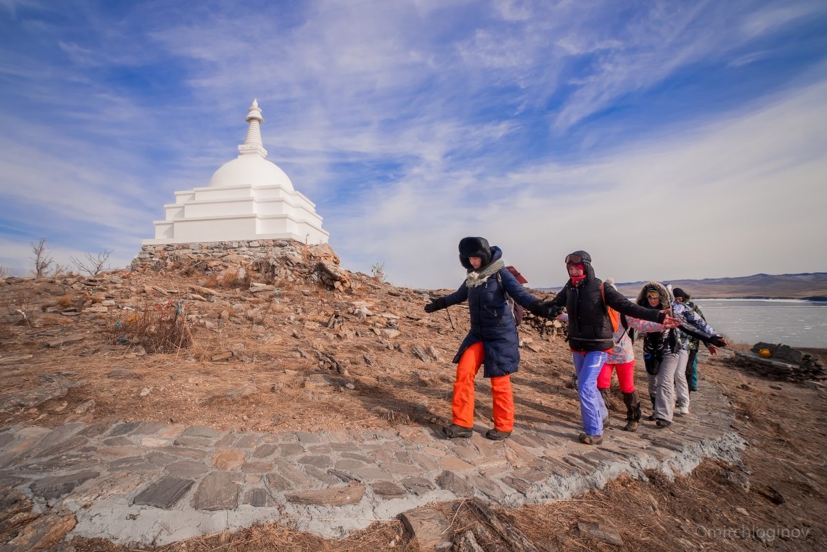Буддийская ступа на озере Байкал проект