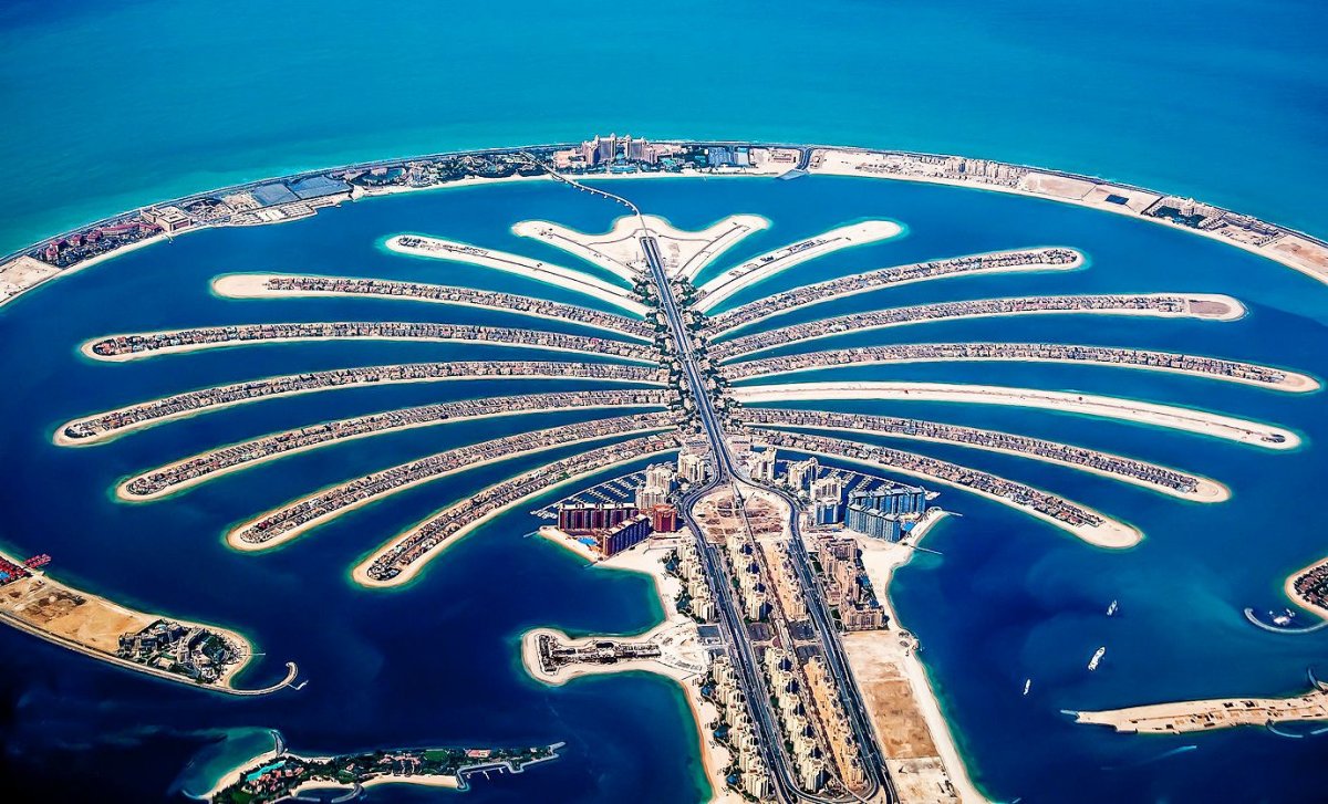 Остров Palm Jumeirah в Дубае
