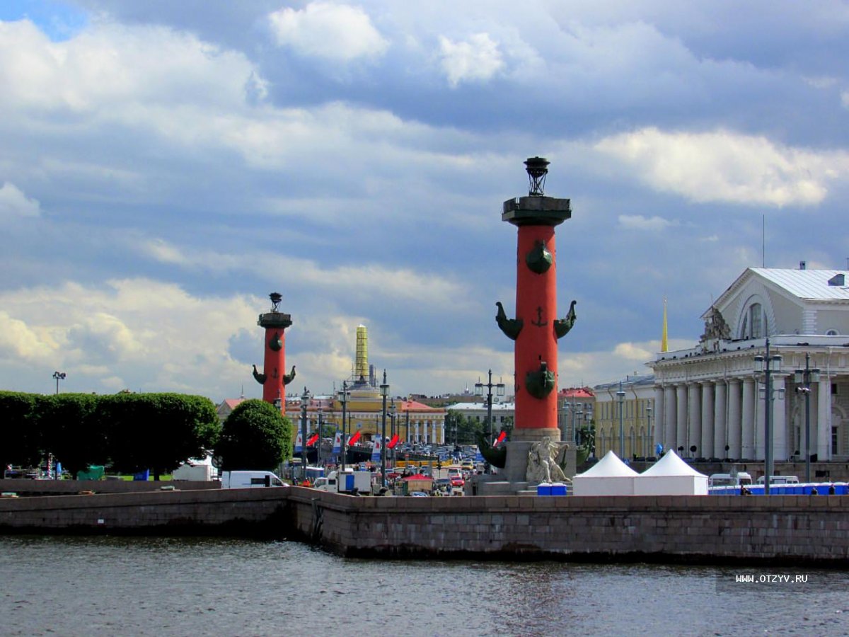18. Ростральная колонна (Санкт-Петербург).