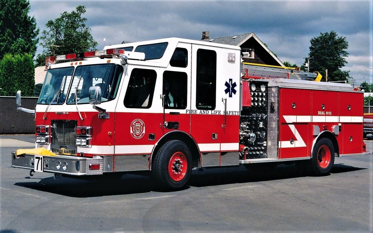 Пожарная машина 1:43 Emergency Fire service