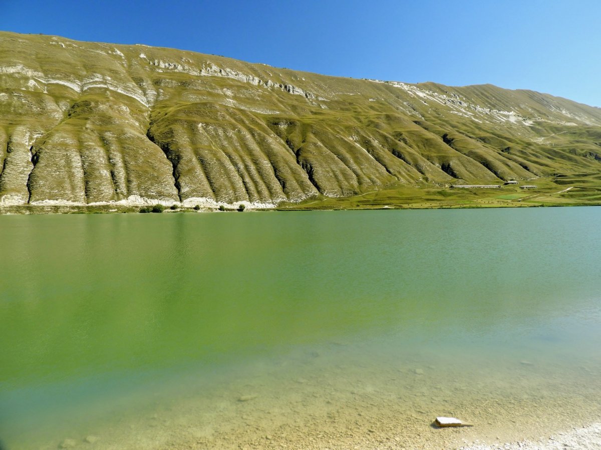 Озеро Кезеной-ам Чеченская Республика зима