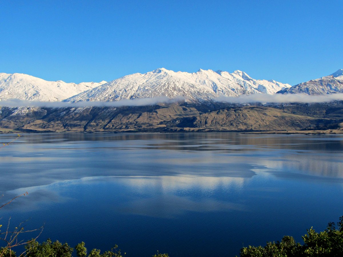 Озеро Ванака, остров Южный, новая Зеландия