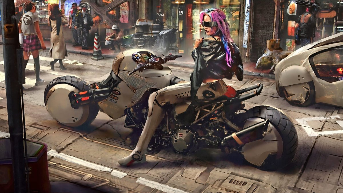 Cyberpunk 2077 мотоциклетный шлем