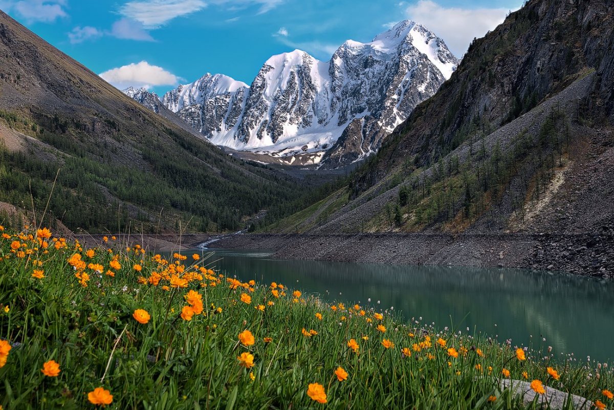 Алтайские горы Шавлинские озера
