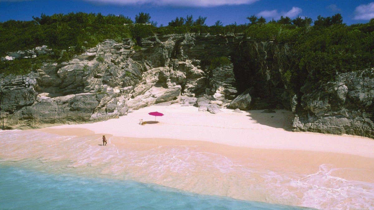 Пляж Пинк-Сэнд-Бич. Багамы