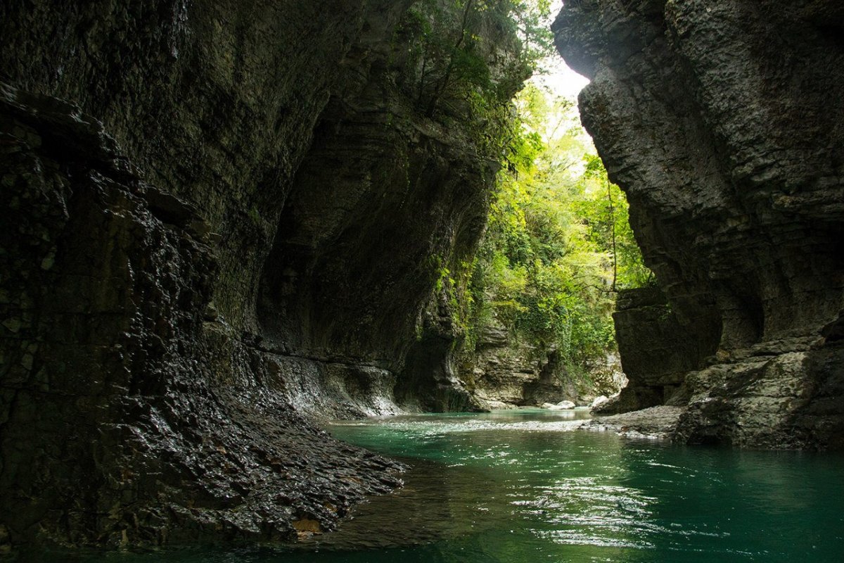 Водопад Мартвили Грузия