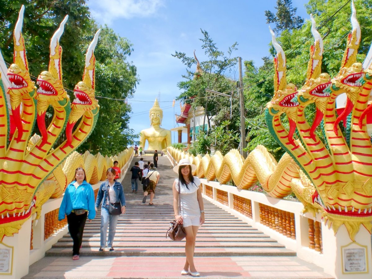 Храм Будды в Таиланде в Паттайе