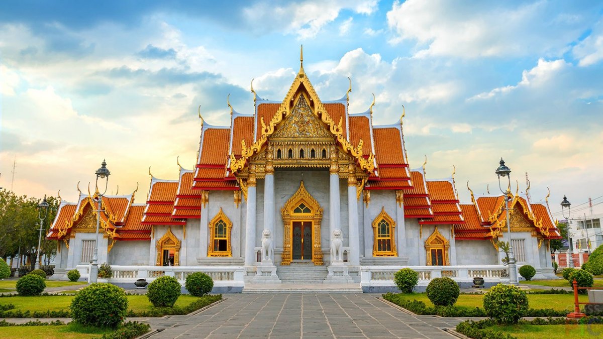 Тайланд море храм