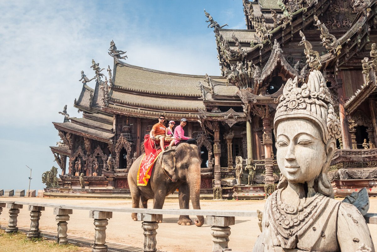 Тайланд храм истины Паттайя