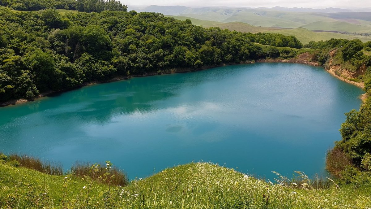 Аргун голубое озеро