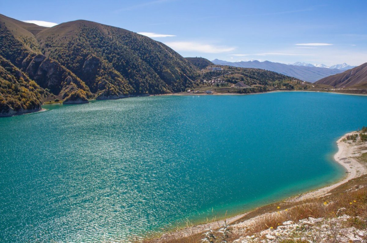 Озеро Чечня голубое озеро