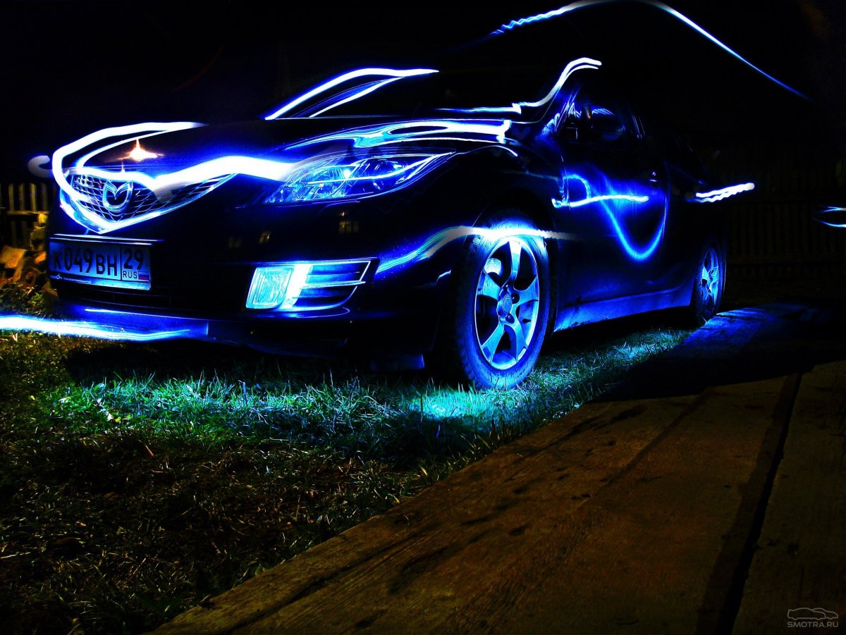 Светящиеся машины