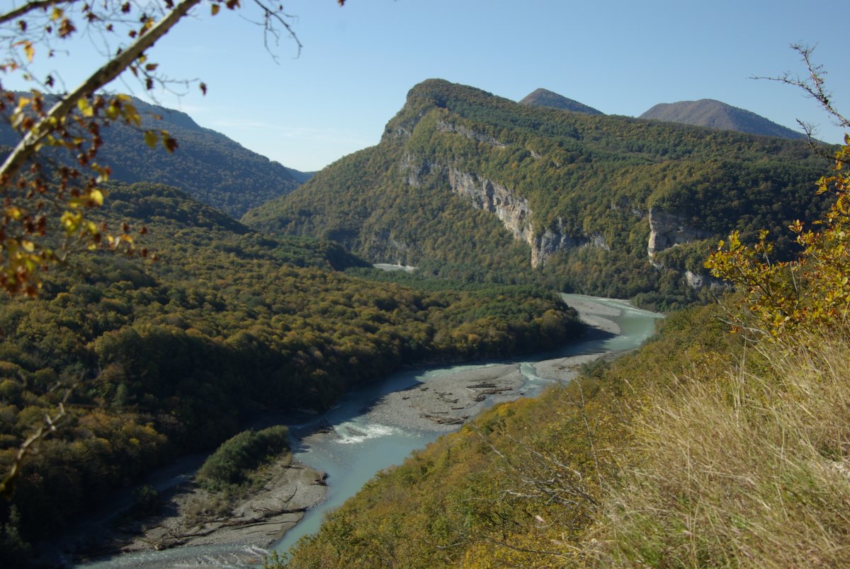 Багатский каньон и скалы Абхазия