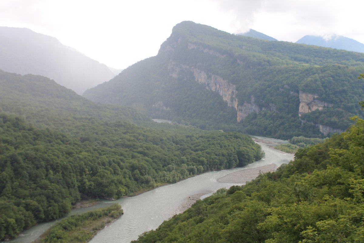 Сплав по реке Бзыбь Абхазия