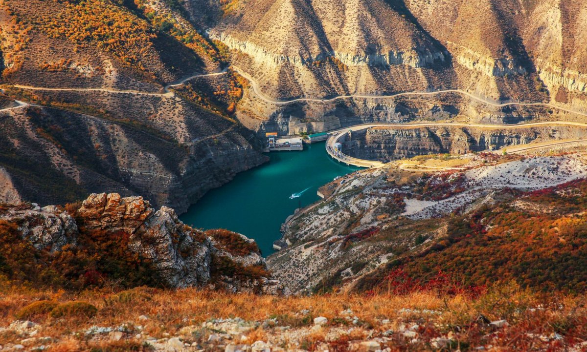Чиркейский каньон в Дагестане