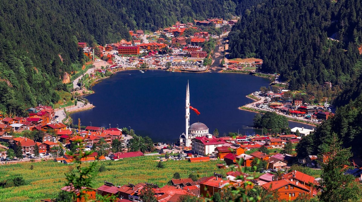Trabzon Турция дом на реке