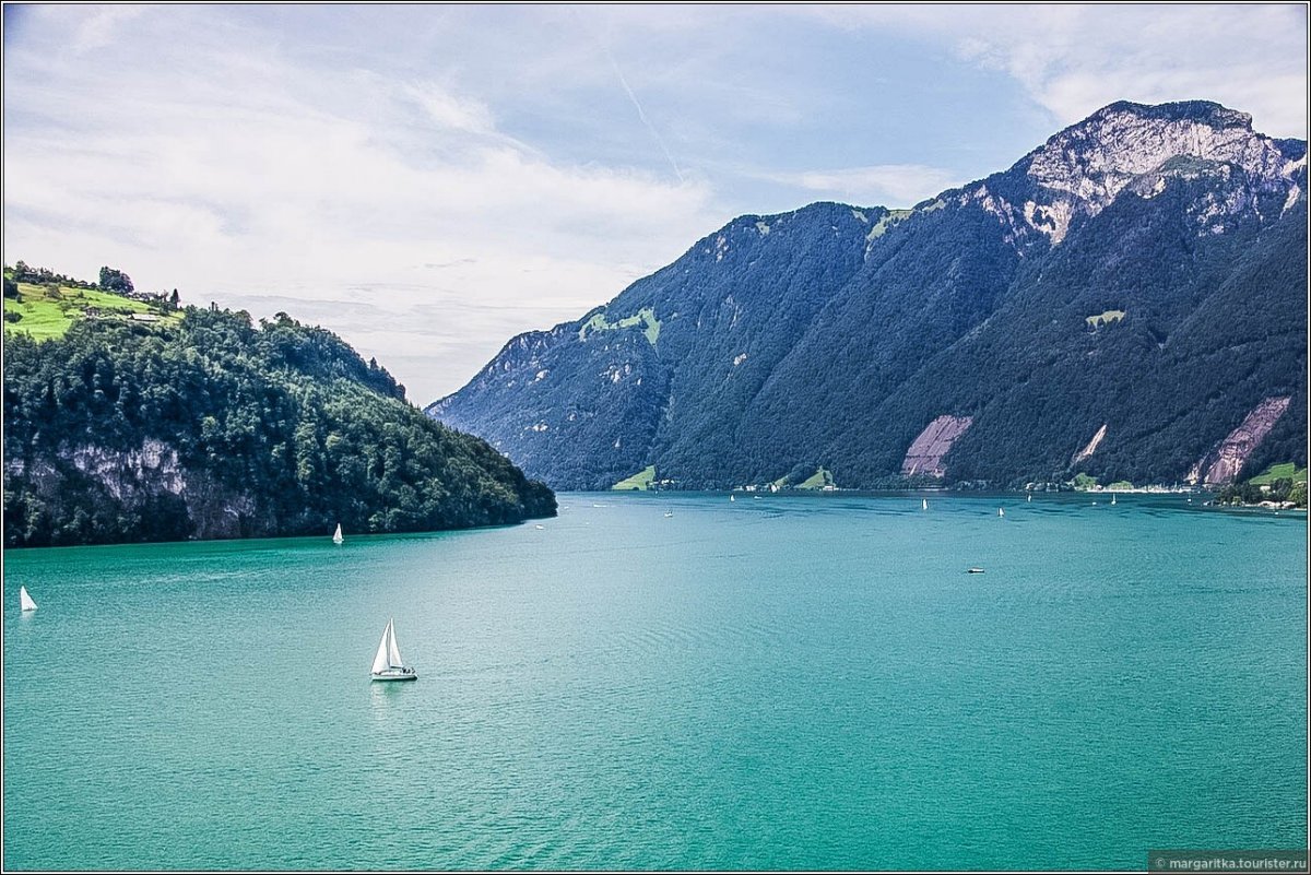 Фирвальдштетское озеро в Швейцарии 1799