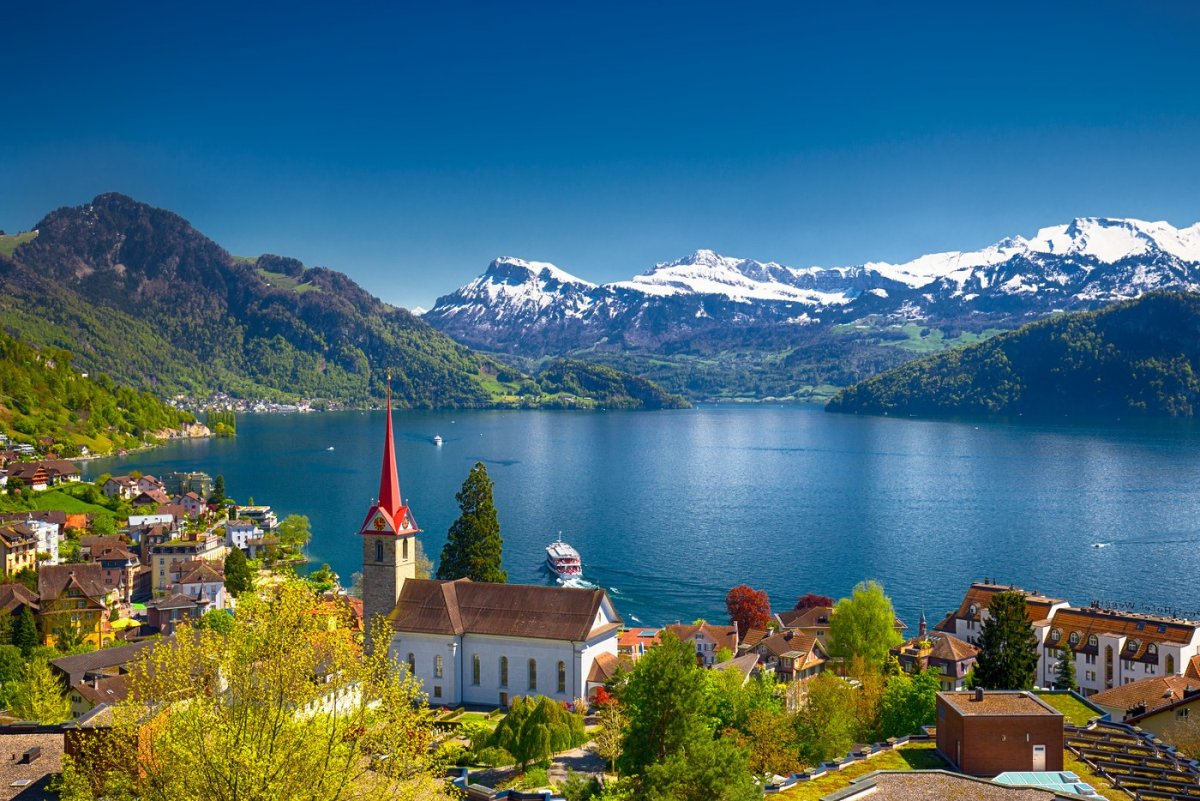 Фирвальдштетское озеро Швейцария