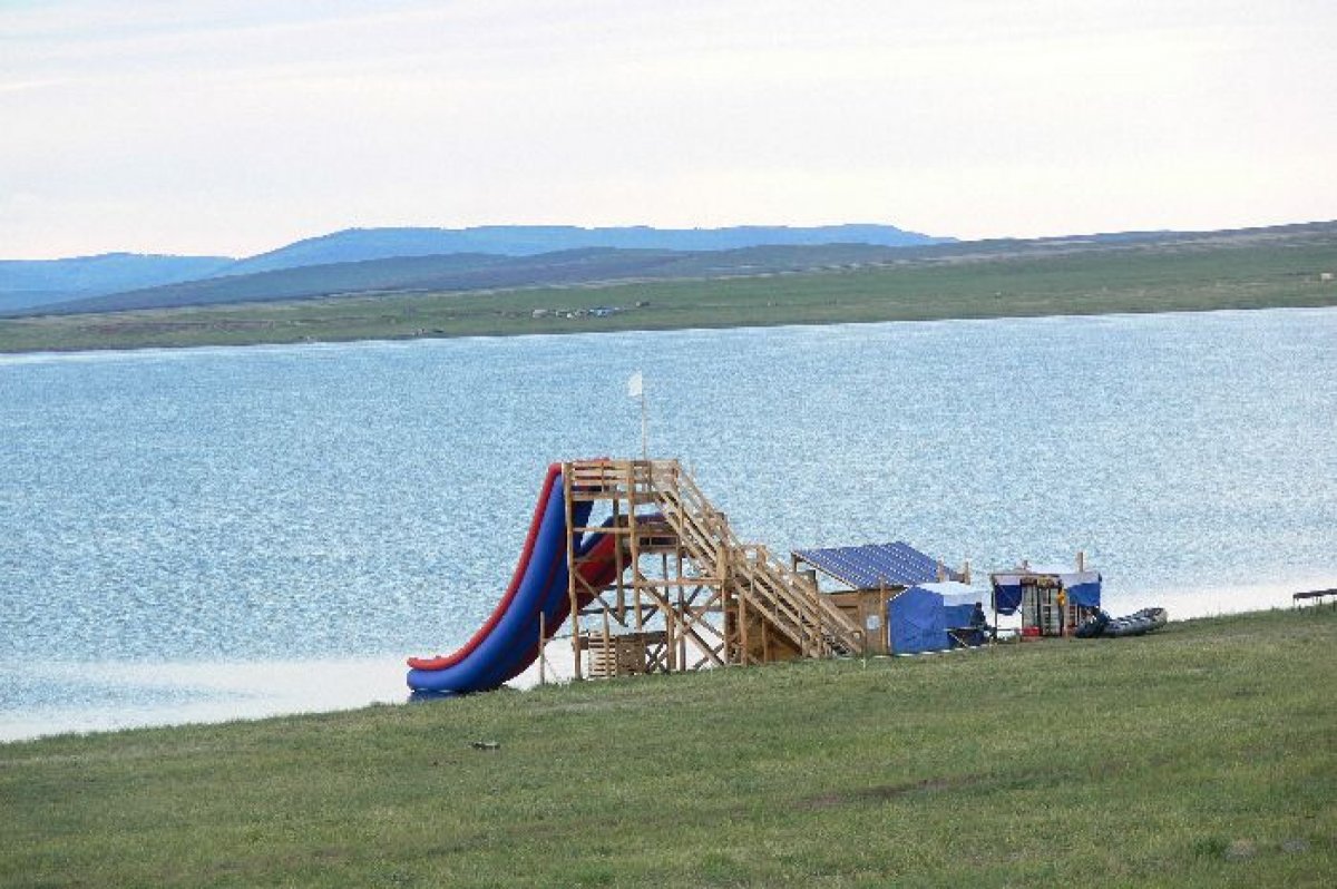 Красноярское море палаточный городок
