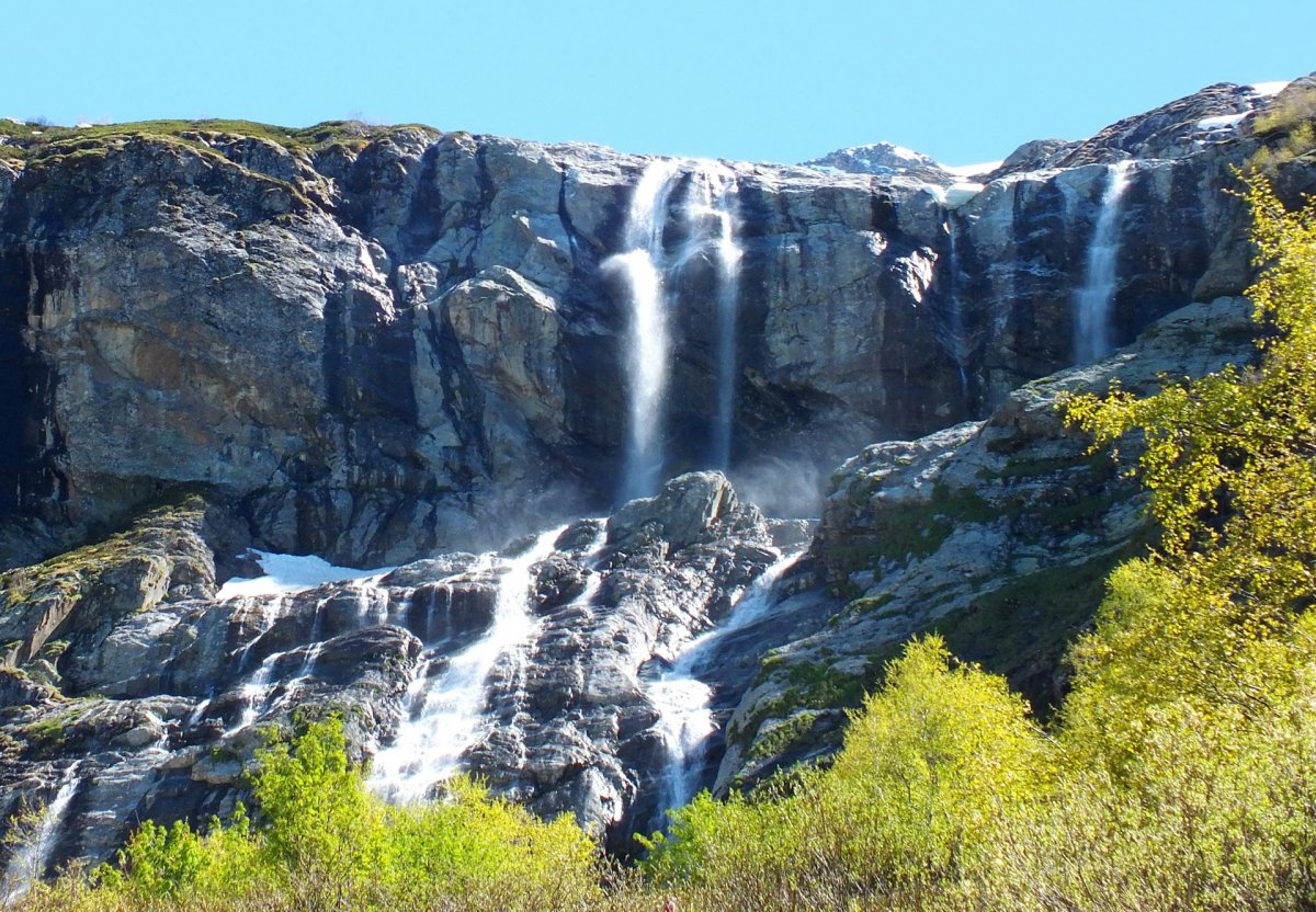 Белый водопад Архыз