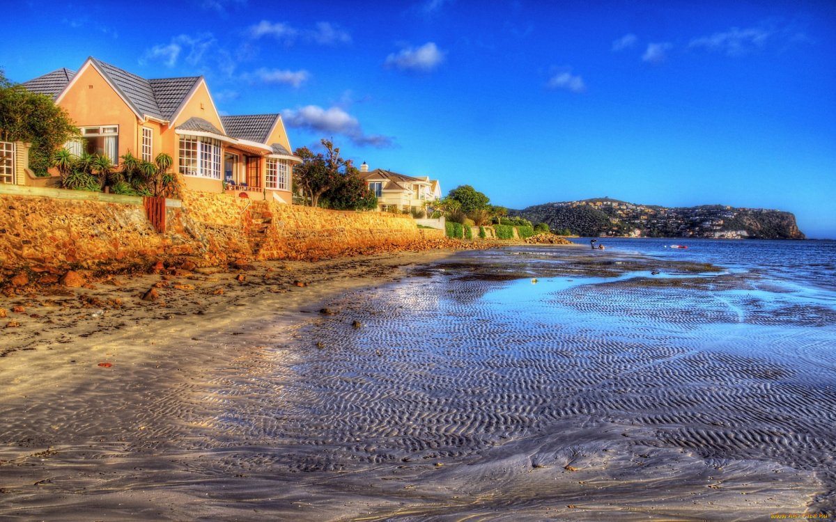 Красивые пейзажи дом на берегу моря