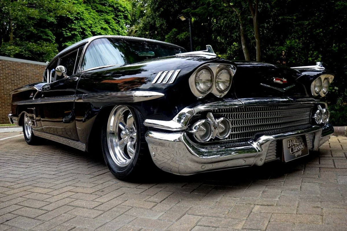 Impala Chevrolet 1958 Custom Black