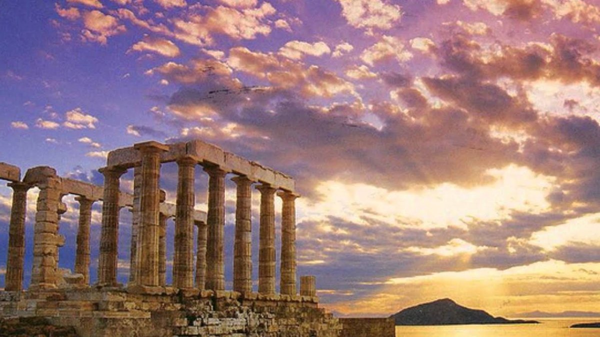 Корфу храм Посейдона