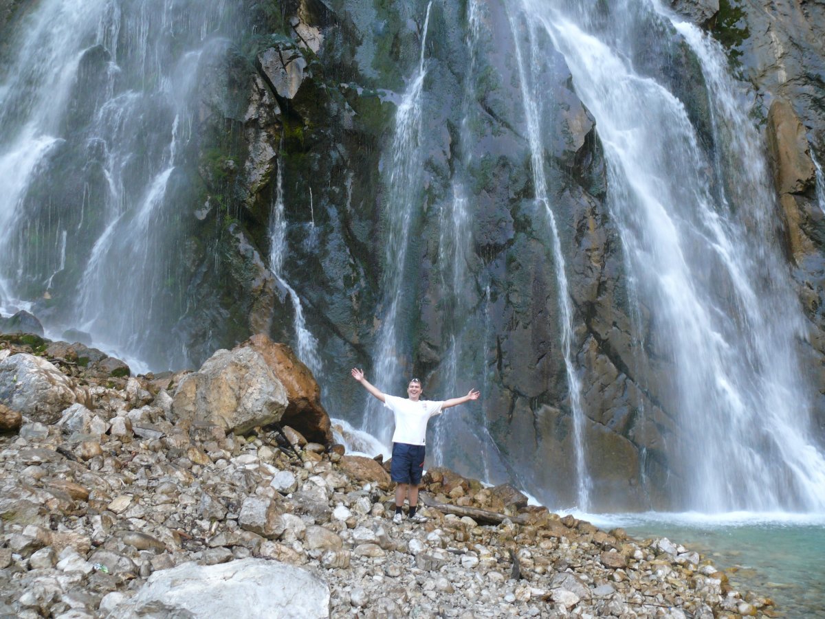 Водопад безымянный Камчатка
