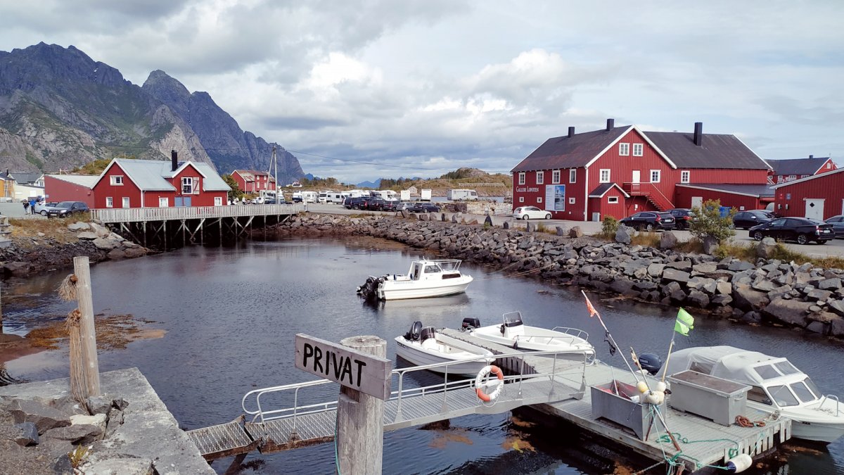 Деревня Хамней в Норвегии