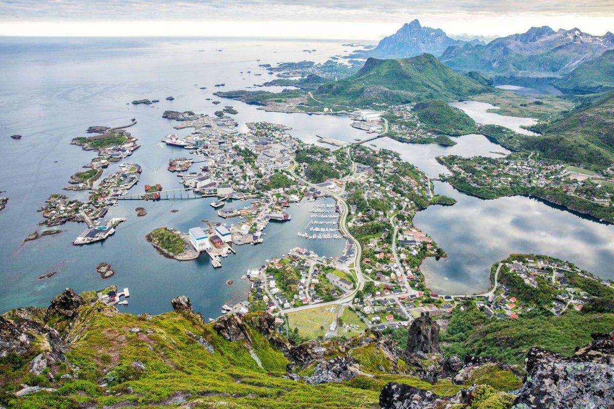 Норвегия острова Лофотенские острова