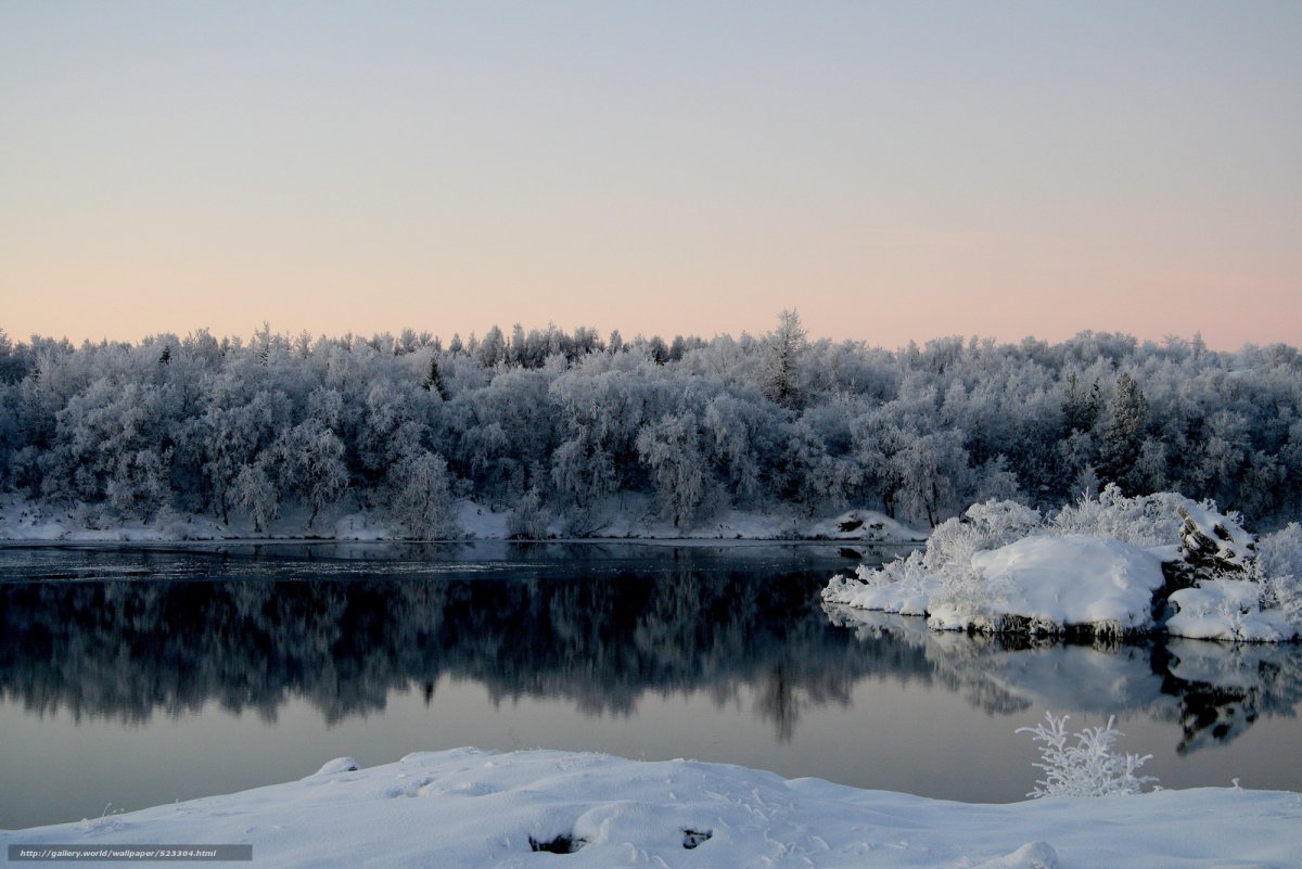 Онежское озеро зимой 2021