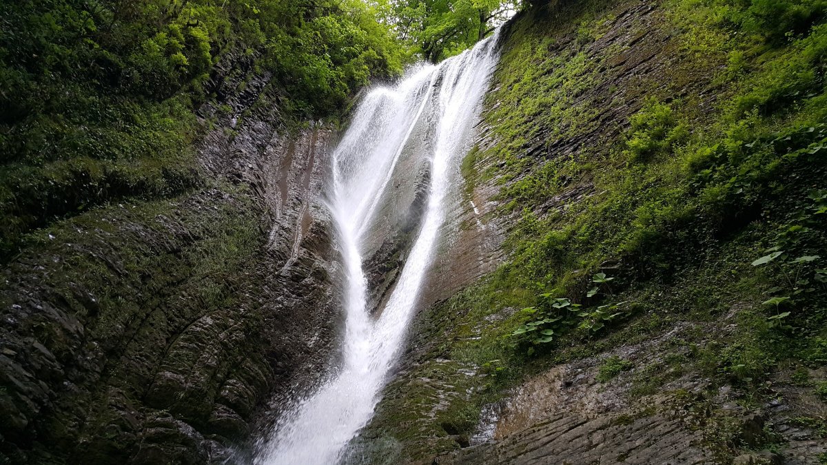 Водопад Ажек Сочи