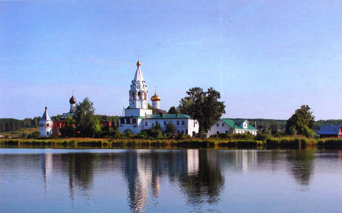 Ворсма монастырь на острове