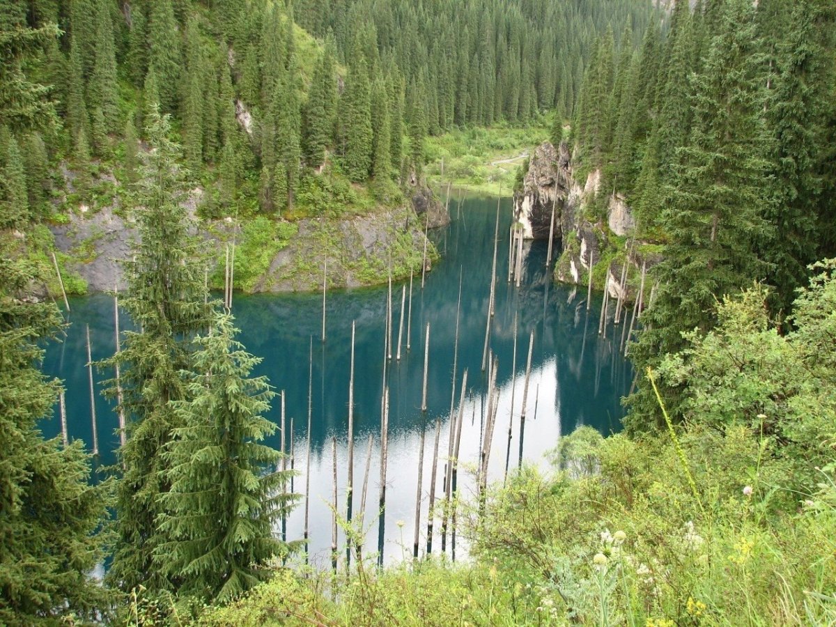 Зеленое озеро Алматы
