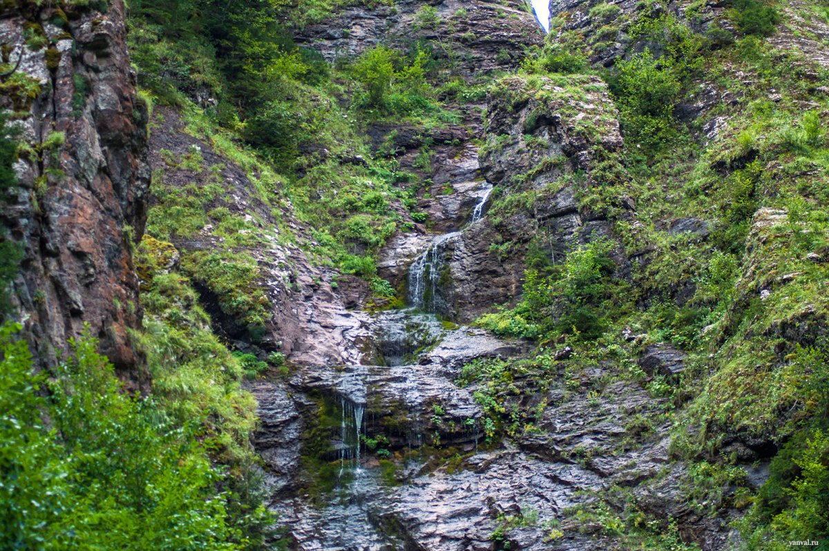 Казачий водопад Архыз маршрут