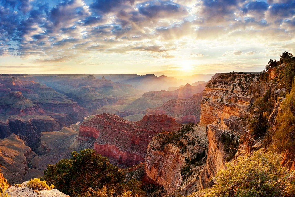 Гранд каньон красивые фото рассвет