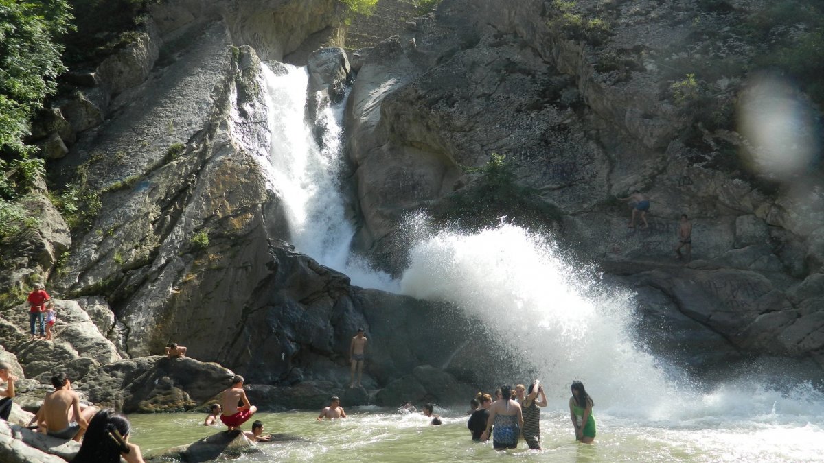 Шагадзинский водопад Дагестан