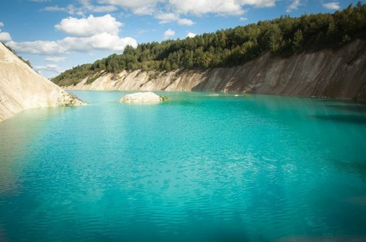 Меловые озера в Турции
