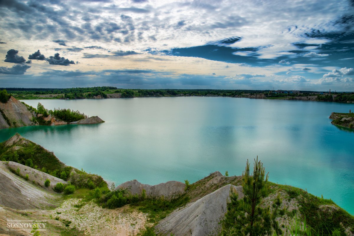 Голубые озера в Беларуси Солигорск