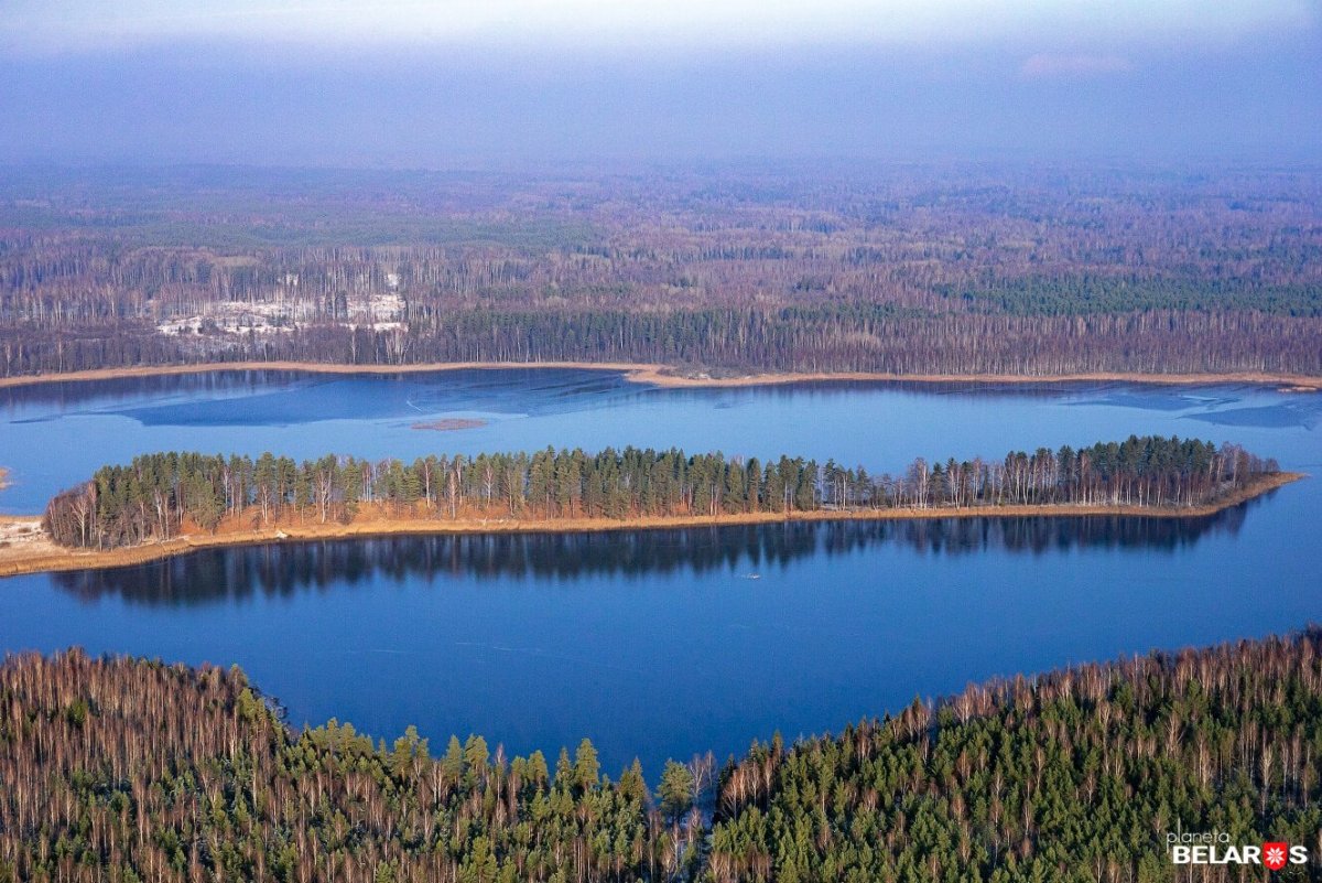 Меловые озера в Белоруссии