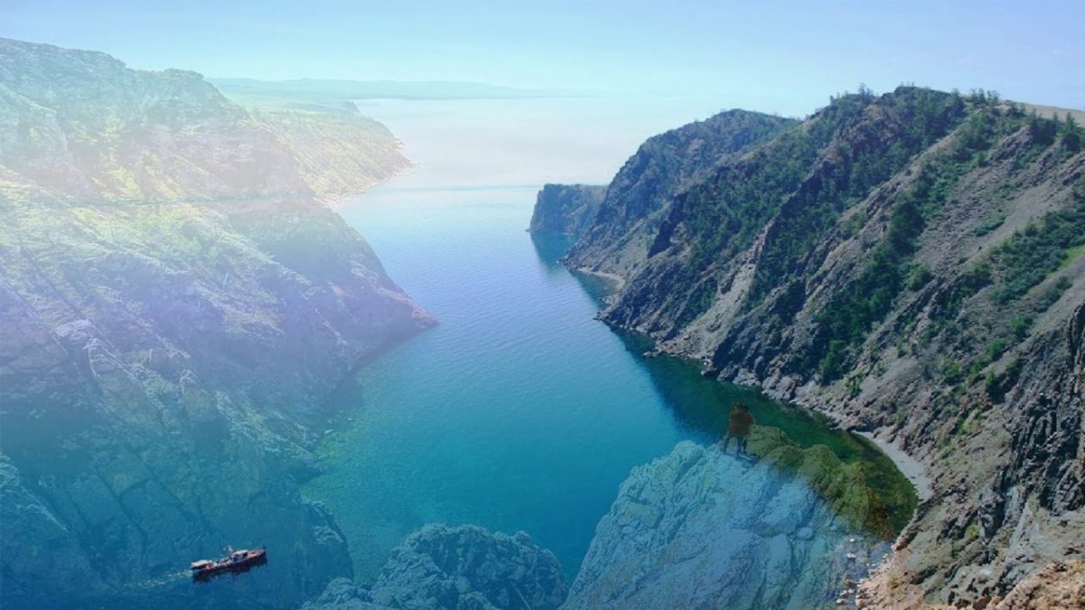Озеро Байкал мыс Хобой