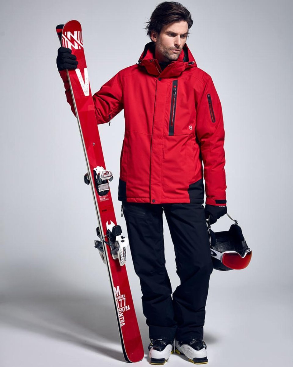 Фотомодель мужчина лыжные